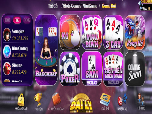 Cổng game sở hữu một giao diện ấn tượng, màu sắc hài hòa sắp xếp khoa học